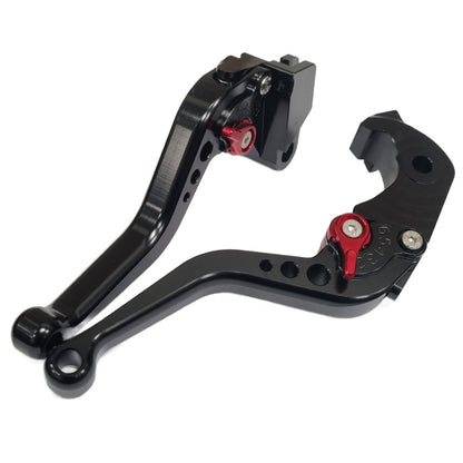 Short Black Adjustable Brake & Clutch Lever Set Kawasaki Z900RS 2018-2025