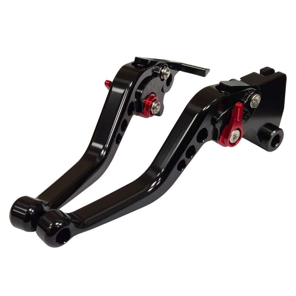 Short Black Clutch & Brake Levers For Kawasaki Ninja 125 / Z125 2019-2026