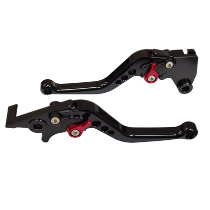 Short Black Clutch & Brake Levers For Kawasaki Ninja 125 / Z125 2019-2026