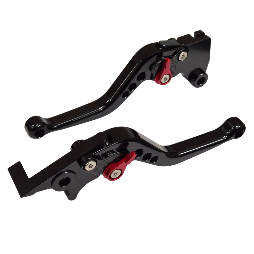 Short Black Clutch & Brake Levers For Kawasaki Ninja 125 / Z125 2019-2026