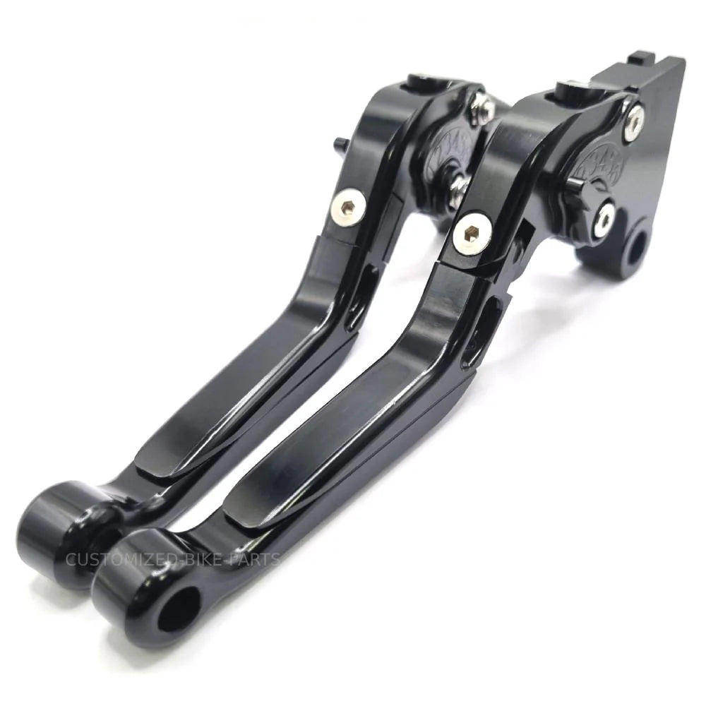 Black Adjustable Clutch & Brake Levers - Triumph Speed Twin 900 2022-2024