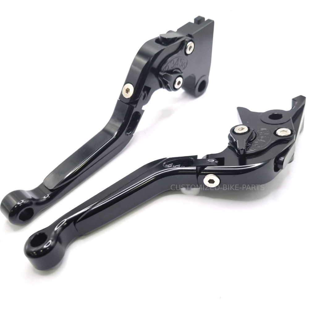 Black Adjustable Clutch & Brake Levers for Triumph Daytona 660 2024-2025