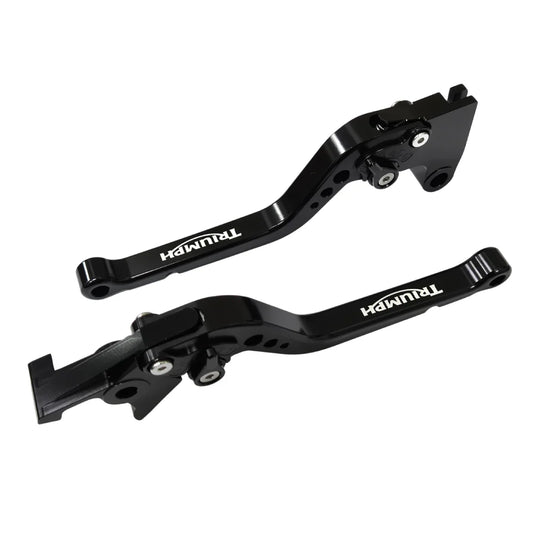 Long Black Clutch & Brake Levers - Triumph Bonneville Speedmaster 1200 2023-2026