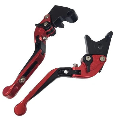 Red / Black Clutch & Brake Levers for Triumph Speed Twin 900 2022-2024