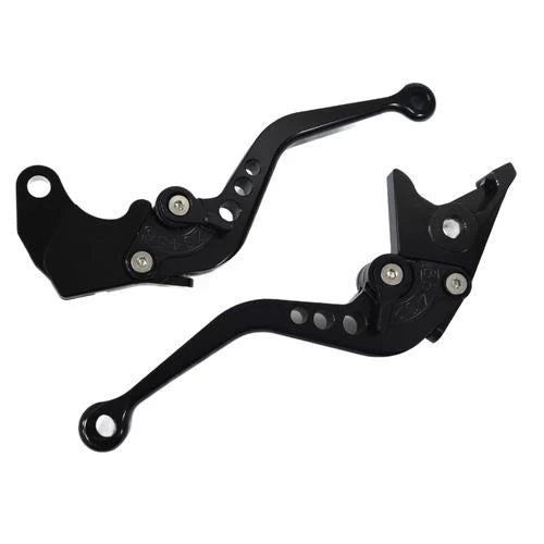 Short Black Adjustable Clutch & Brake Levers - Triumph Speed Twin 900 2022-2024