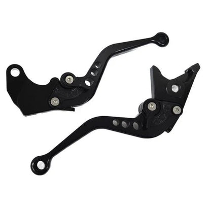 Short Black Adjustable Clutch & Brake Levers - Triumph Speed Twin 900 2022-2024