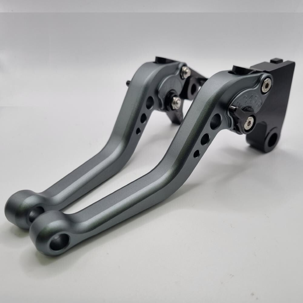 Short Titanium Clutch & Brake Levers For Triumph Bonneville T120 / T100 16-26