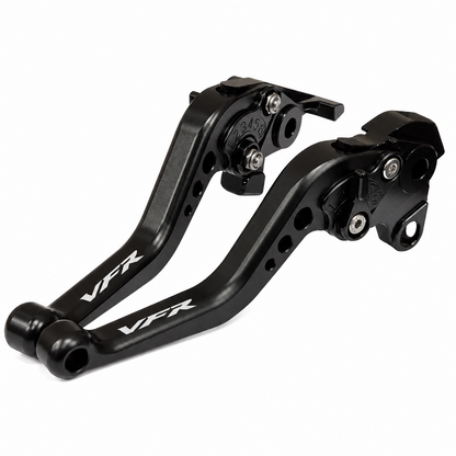 Short Black Clutch & Brake Levers - Honda VFR 800 VTEC 02-08 / Fi/W1 98-01