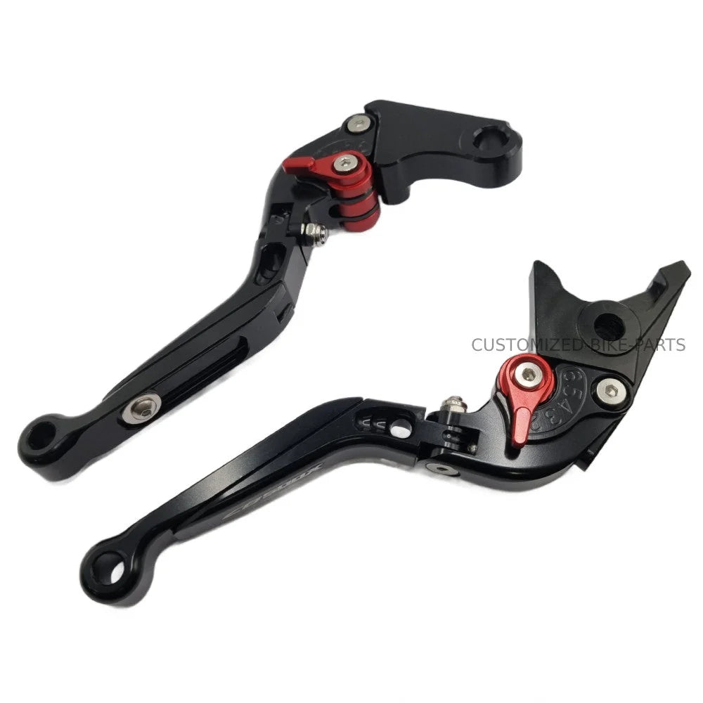 Black Adjustable Extendable Brake & Clutch Levers - Honda CB500X 2022-2025