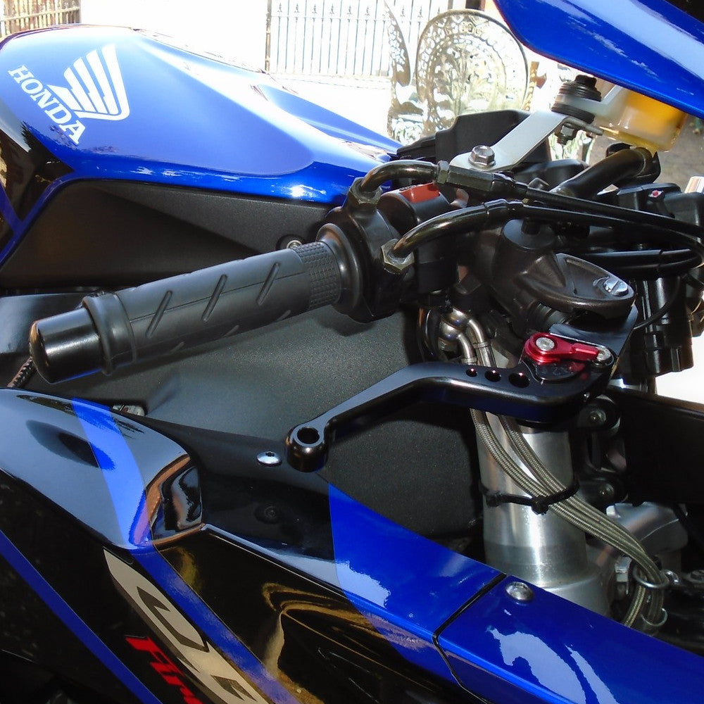 Short Black Clutch & Brake Levers - Honda CBR1000RR Fireblade 2004-2007