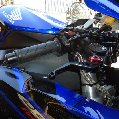Short Black Clutch & Brake Levers - Honda CBR1000RR Fireblade 2004-2007