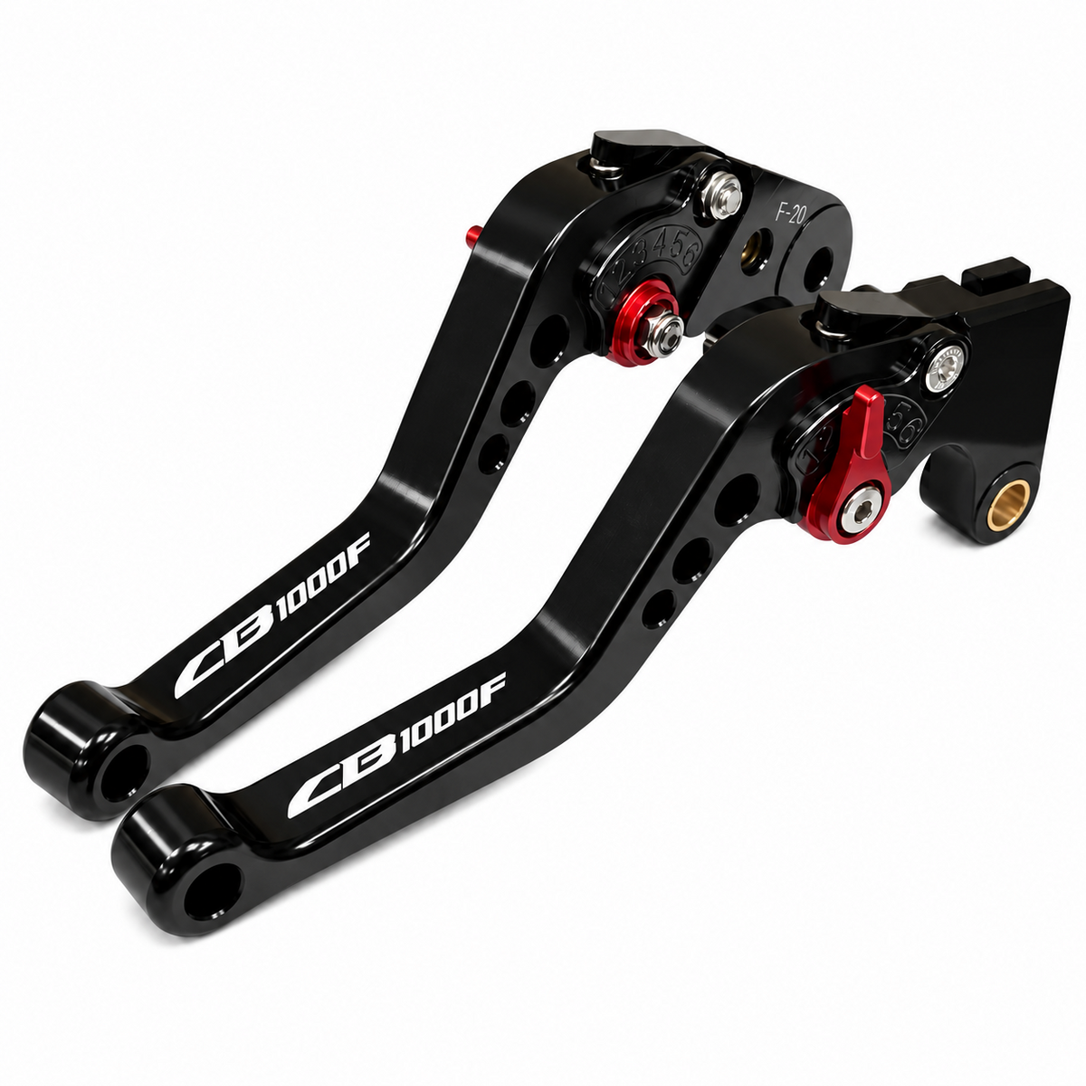 Short Adjustable Black Clutch & Brake Levers For Honda CB1000F 2025-2027