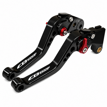 Short Adjustable Black Clutch & Brake Levers For Honda CB1000F 2025-2027
