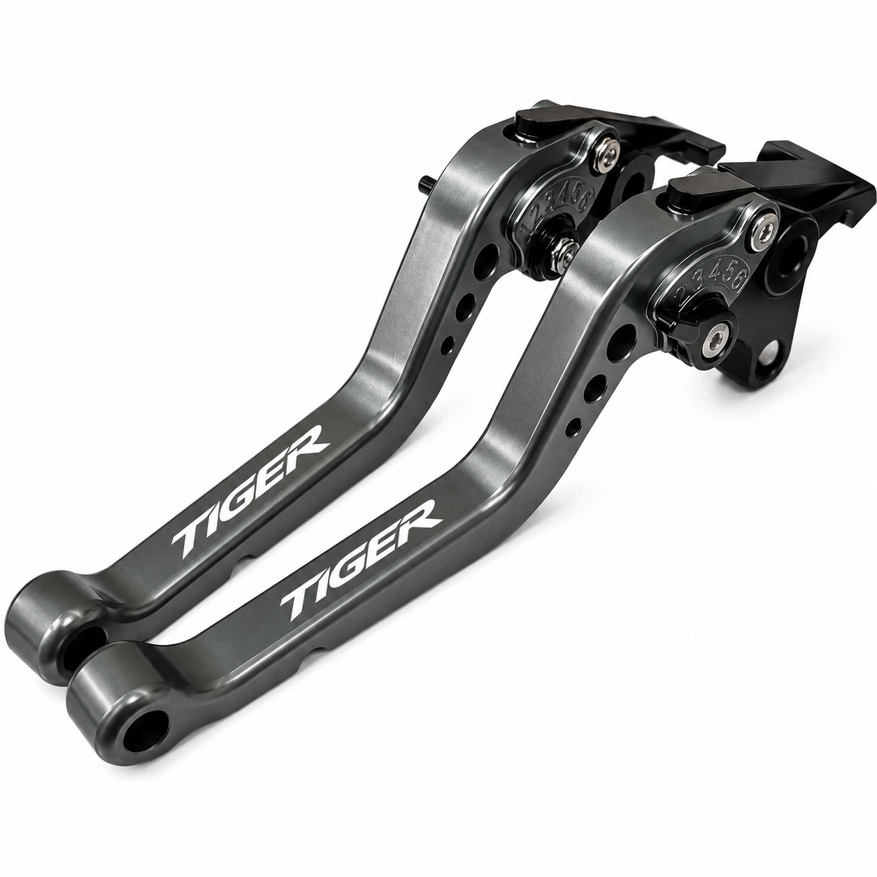 Long Titanium Clutch & Brake Levers - Triumph Tiger 1200 Explorer 2012-2022