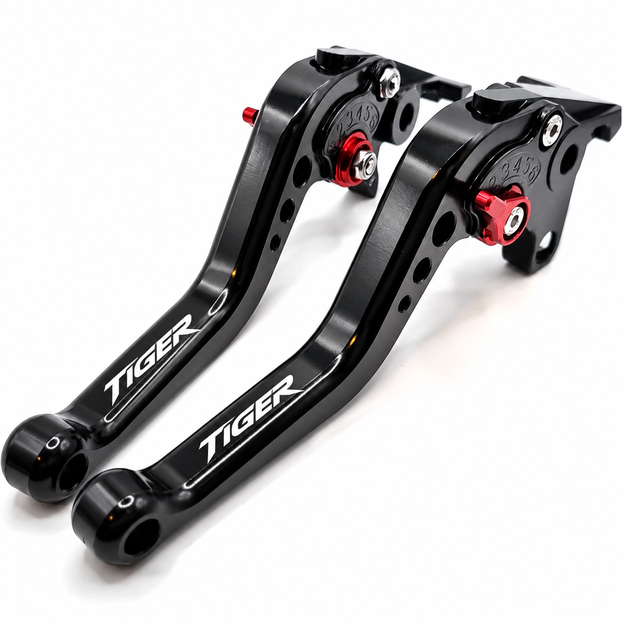 Short Black Clutch & Brake Levers - Triumph Tiger 1200 Explorer 2012-2022