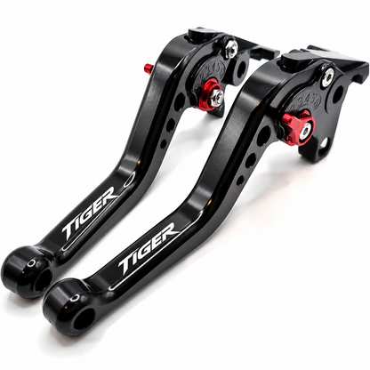Short Black Clutch & Brake Levers - Triumph Tiger 1200 Explorer 2012-2022