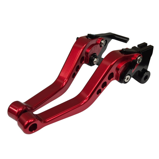 Short Red Clutch & Brake Levers - Yamaha YZF-R3 2015-2025