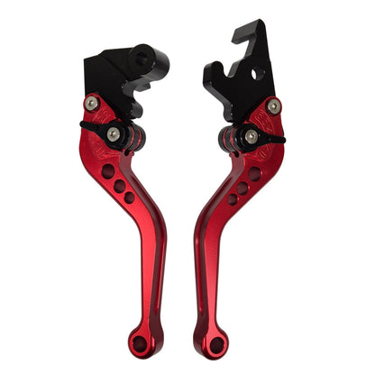 Short Red Clutch & Brake Levers - Yamaha MT-03 2016-2025
