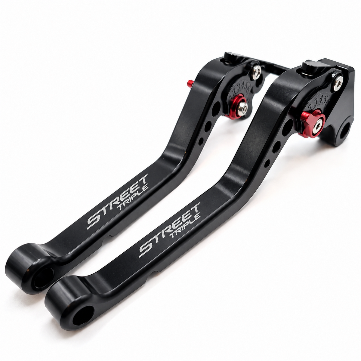 Long Black Clutch & Brake Levers For Triumph 675 Street Triple 2008-2016