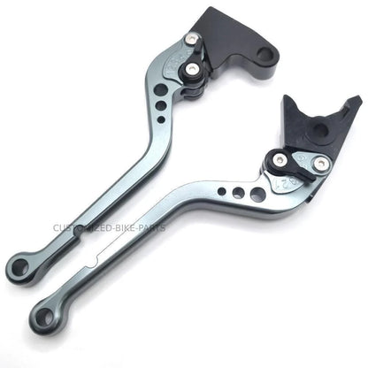 DLS Performance Long Black Clutch & Brake Levers Triumph THRUXTON 2004-2015