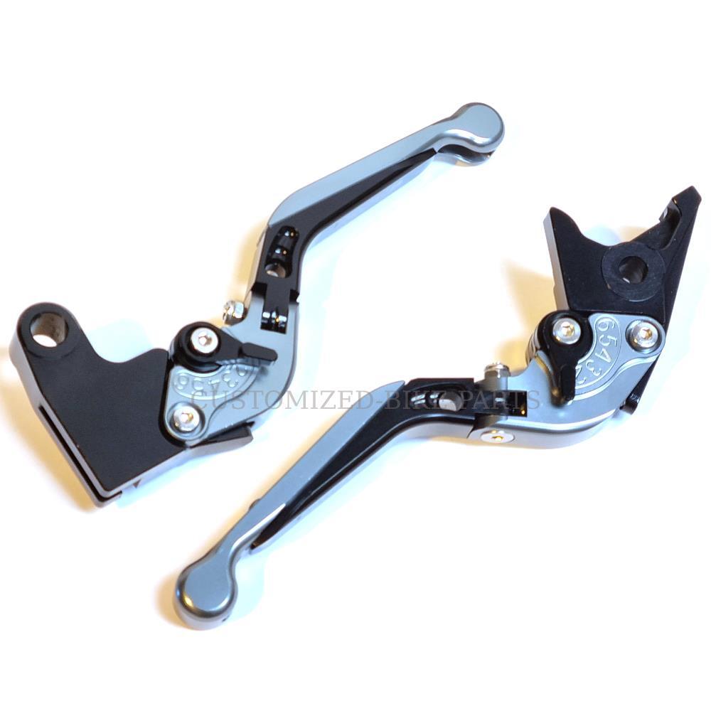 Titanium / Black Clutch & Brake Levers - Triumph 675 Street Triple 2008-2016