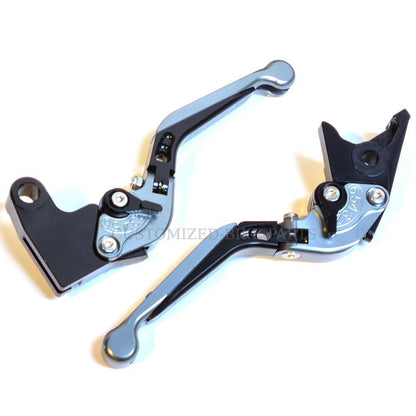 Titanium / Black Clutch & Brake Levers - Triumph 675 Street Triple 2008-2016
