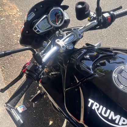 Long Black Clutch & Brake Lever - Triumph Speed Triple 1050 2011-2015