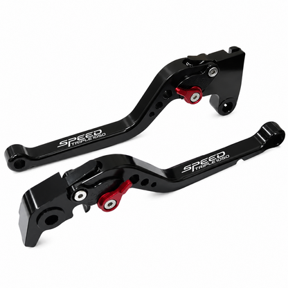 Long Black Clutch & Brake Lever - Triumph Speed Triple 1050 2011-2015