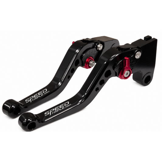 Short Black Clutch & Brake Lever - Triumph Speed Triple 1050 2011-2015