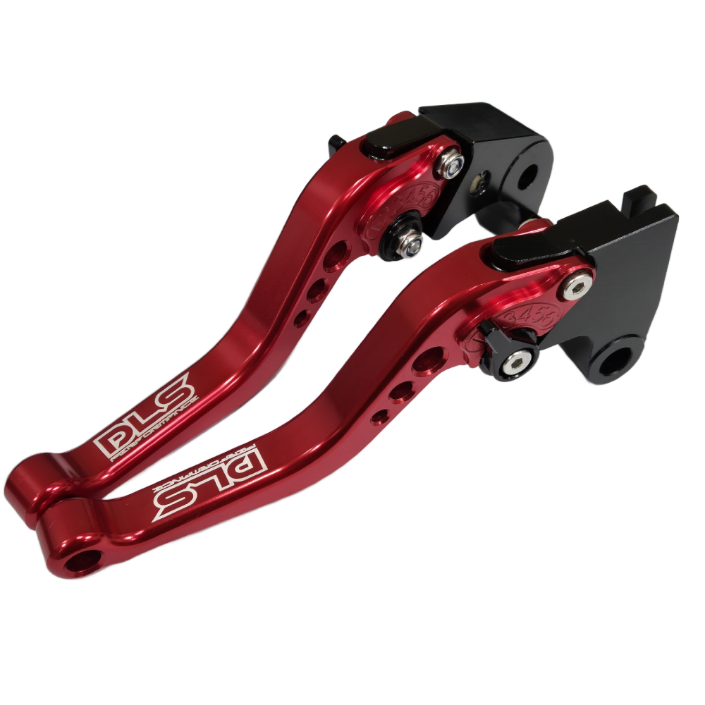 DLS Performance Short Red Clutch & Brake Lever Triumph Speed Triple 2008-2010