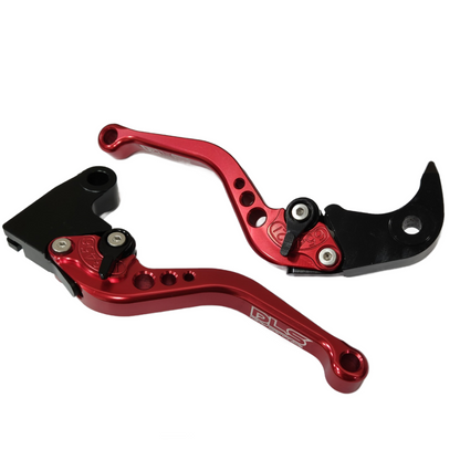 DLS Performance Short Red Clutch & Brake Lever Triumph Speed Triple 2008-2010
