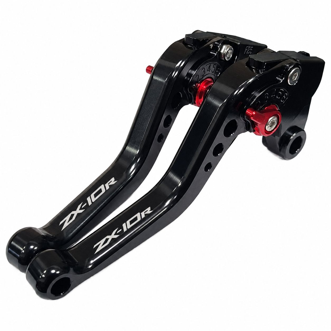 Short Black Clutch & Brake Levers - Kawasaki ZX10R 2006-2015