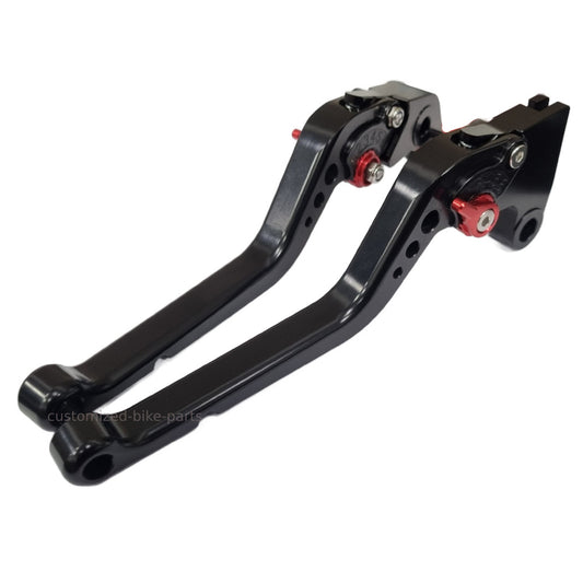 Long Black Clutch & Brake Levers - Triumph 1200 Scrambler XC 2019-2023