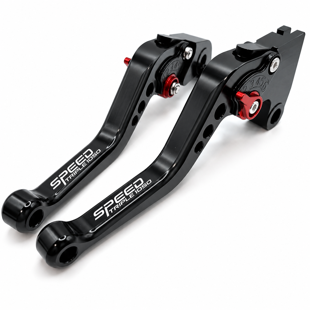 Short Black Clutch & Brake Levers For Triumph Speed Triple 1050 / S 2016-2020