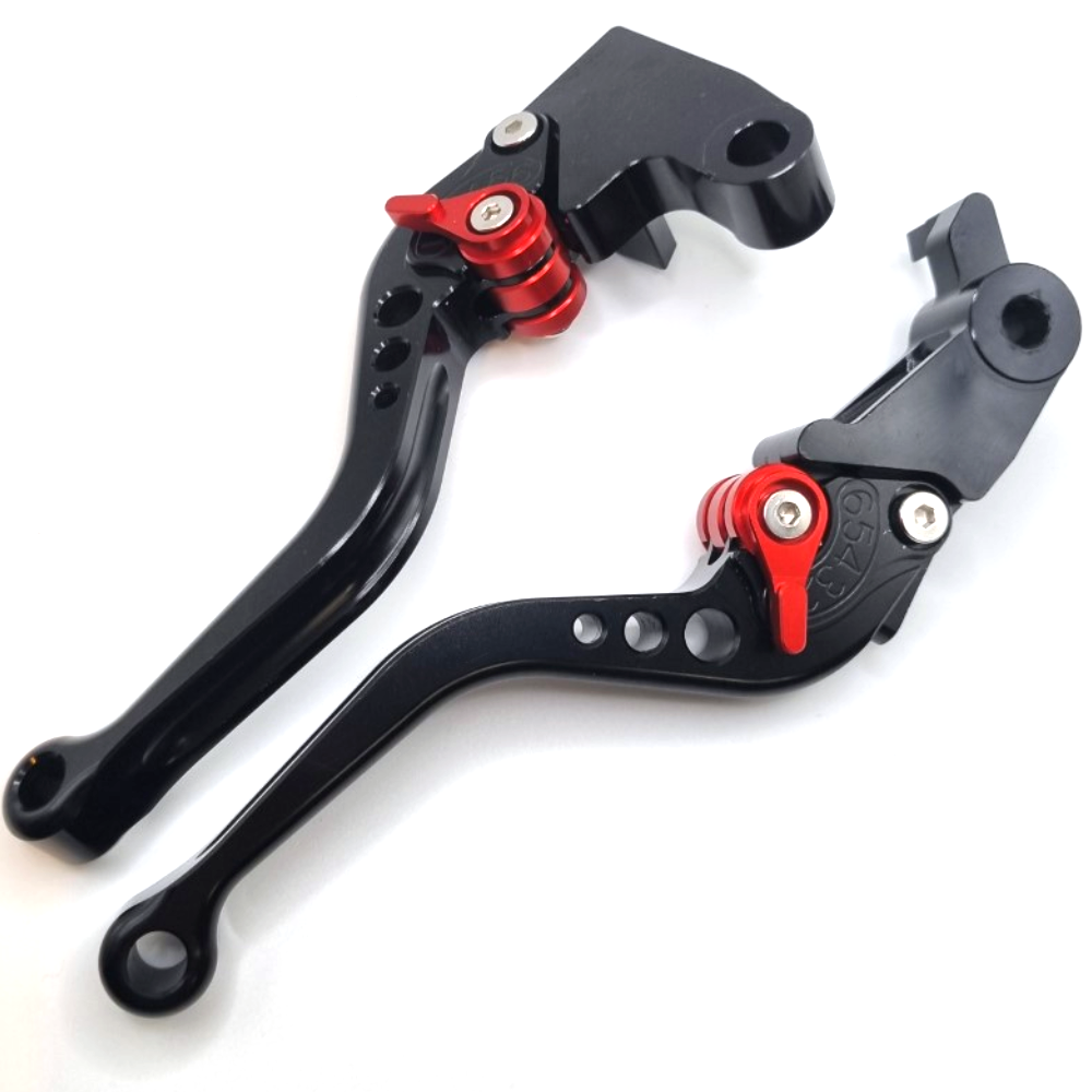 Short Black Clutch & Brake Levers For Triumph Speed Twin 1200 2025-2026