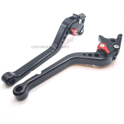 Long Black Clutch & Brake Levers Suzuki V-Strom DL1050 DL 1050 / XT 2019-2025