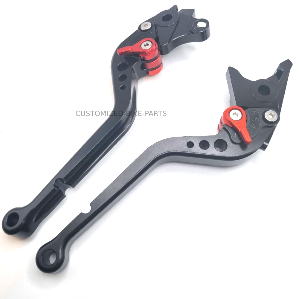 Long Black Clutch & Brake Levers Suzuki V-Strom DL1050 DL 1050 / XT 2019-2025