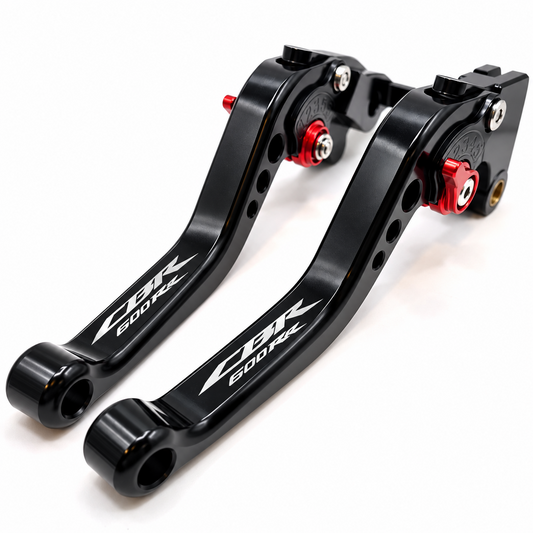 Short Black Clutch & Brake Levers - Honda CBR600RR 2003-2006