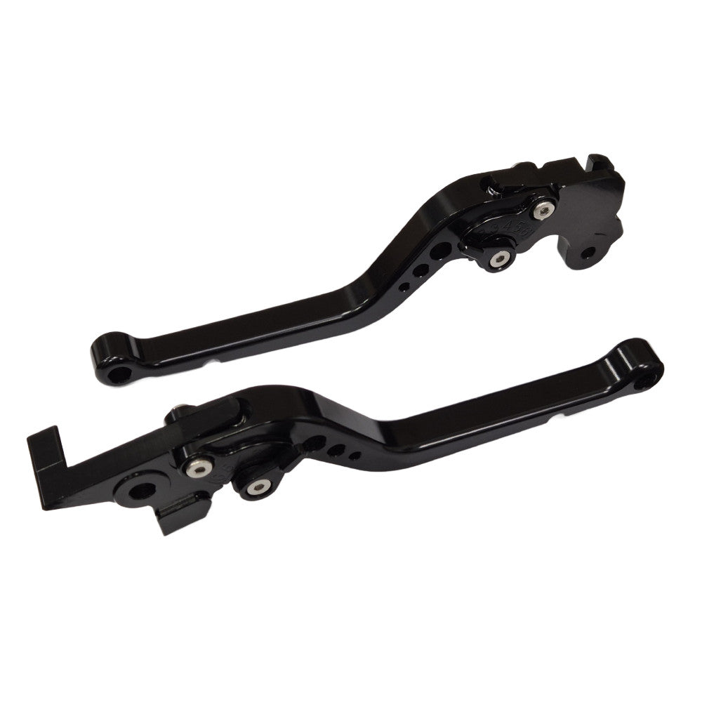 Long Black Clutch & Brake Levers For Moto Guzzi V9 Bobber Special 2021-2026