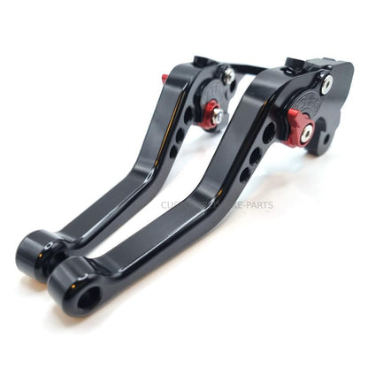 Short Black Clutch & Brake Levers For Moto Guzzi V9 Bobber Special 2021-2026
