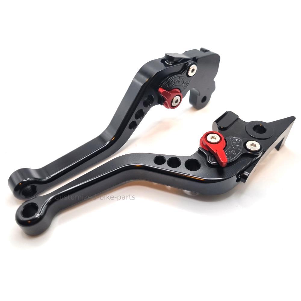 Short Black Clutch & Brake Levers For Moto Guzzi V9 Bobber Special 2021-2026