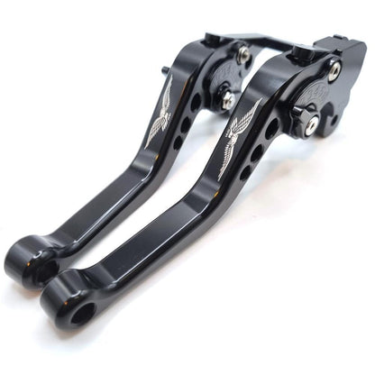 Short Black Clutch & Brake Levers For Moto Guzzi V9 Bobber Special 2021-2026