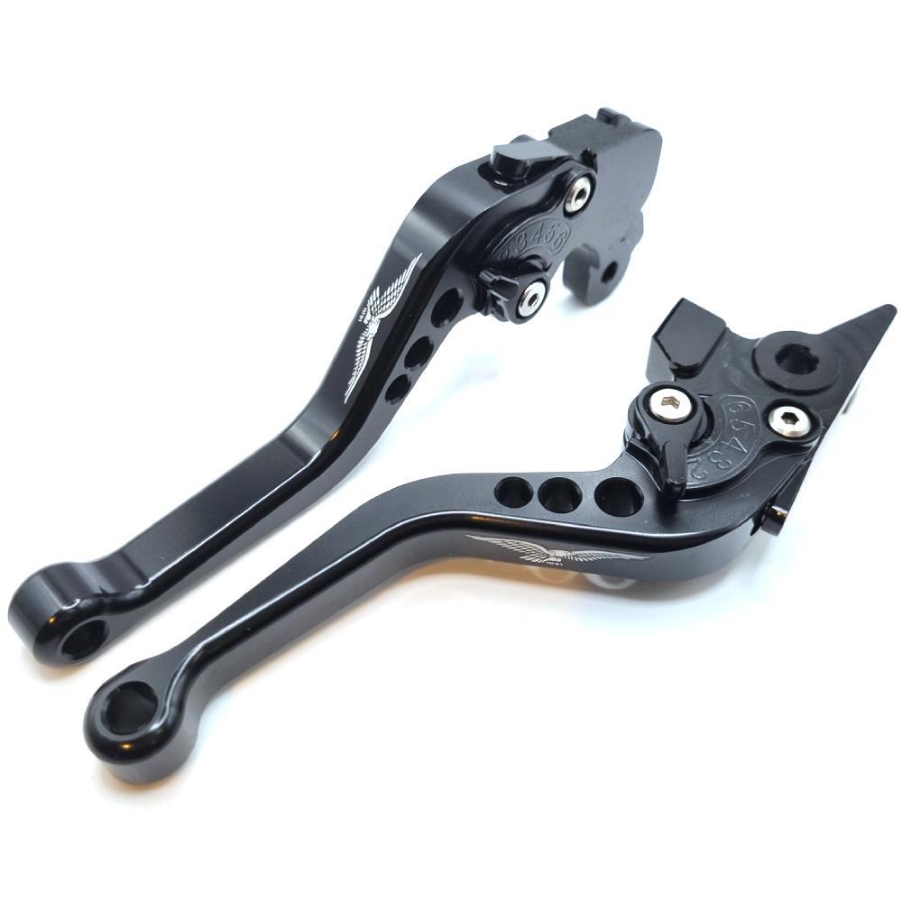 Short Black Clutch & Brake Levers For Moto Guzzi V9 Bobber Special 2021-2026