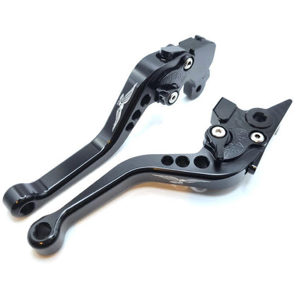 Short Black Clutch & Brake Levers For Moto Guzzi V9 Bobber Special 2021-2026