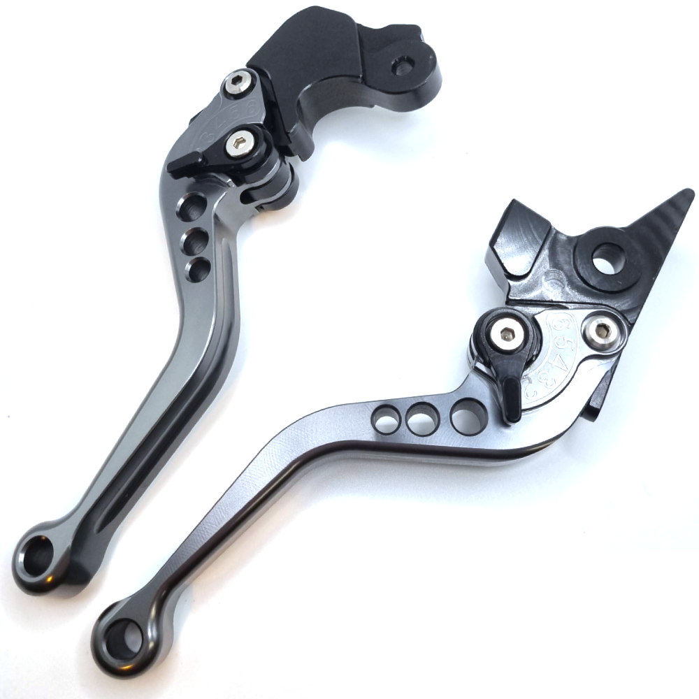 Short Titanium Clutch & Brake Levers For Moto Guzzi V9 Bobber Special 2021-2026