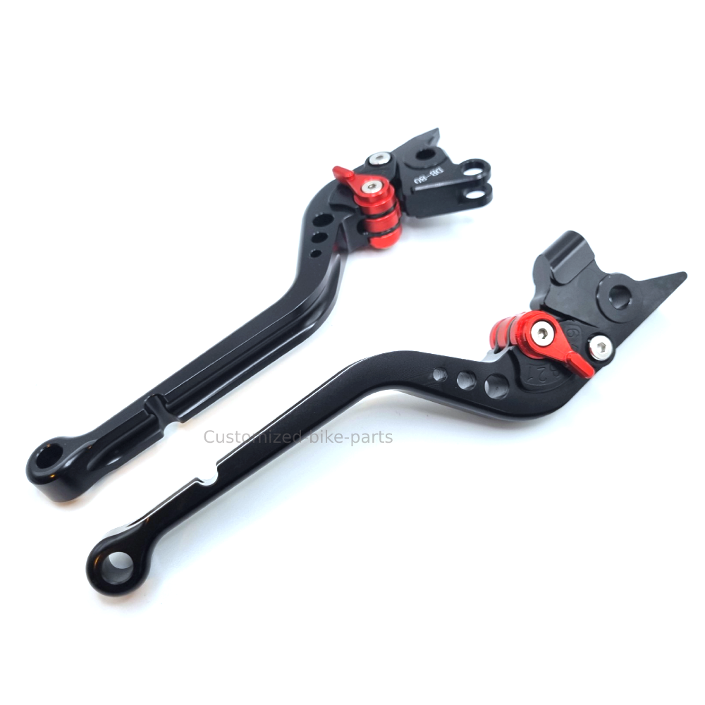 Long Black Clutch & Brake Levers - Moto Guzzi Griso 2006-2016