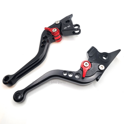 Short Black Clutch & Brake Levers - Moto Guzzi Griso 2006-2016