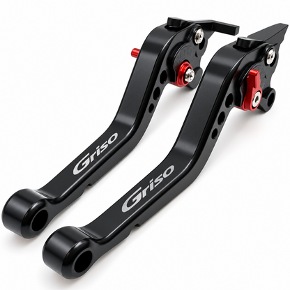Short Black Clutch & Brake Levers - Moto Guzzi Griso 2006-2016