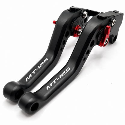 Short Black Clutch & Brake Levers Yamaha MT-125 2020-2026