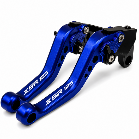 Short Blue Clutch & Brake Levers Yamaha XSR 125 2020-2026